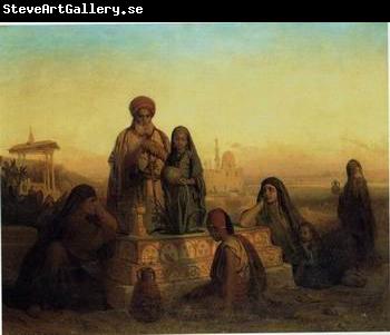 unknow artist Arab or Arabic people and life. Orientalism oil paintings 183